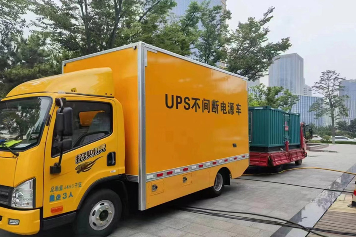 平顶山发电机租赁施工现场